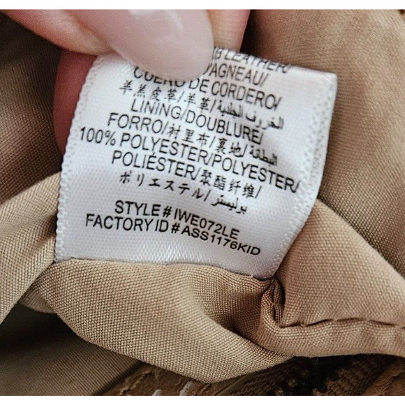 Herve Leger Womens Quilted Bag Tan Gold Snake Chain Strap Handbag Lamb Leather - Picture 11 of 16